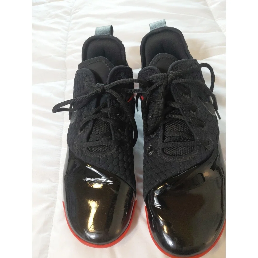 Lebron Witness 3 BQ9819-001 Black‎ Red Mens Size 9